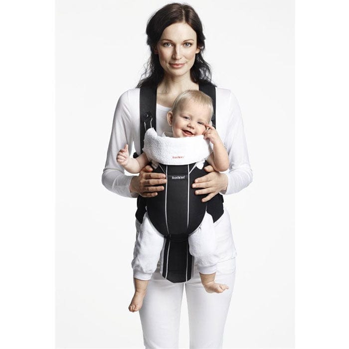 BabyBjörn Miracle Baby Carrier - Black/Silver