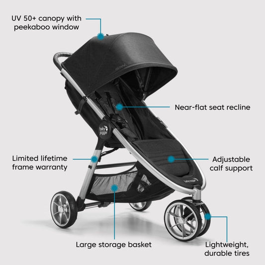 Baby Jogger City Mini 2 Travel System - Opulent Black - 2154058