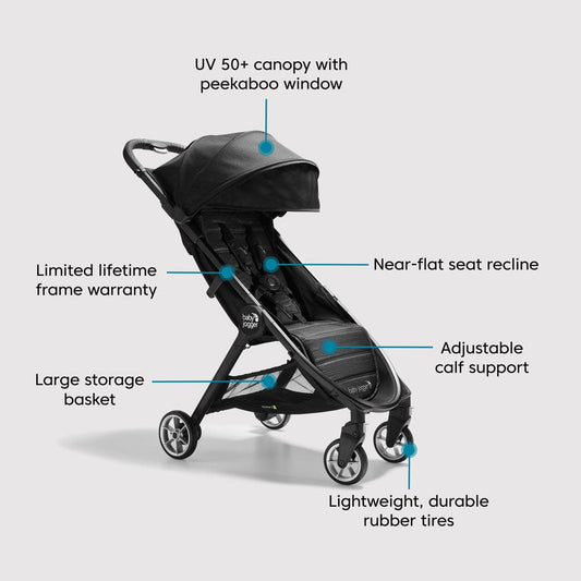 Baby Jogger City Tour 2 Ultra-Compact Travel Stroller - Everett Green