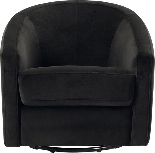 Babyletto Madison Swivel Glider - Black Velvet - M5887BLKV