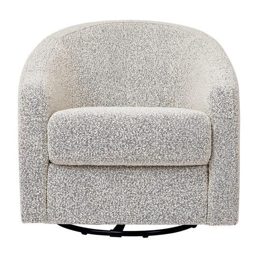 Babyletto Madison Swivel Glider - Black White Boucle - M5887BWB