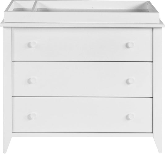 Babyletto Sprout 3-Drawer Changer Dresser w/Removable Changing Tray - White - M10323W