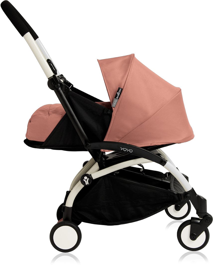 Babyzen 2018 Yoyo+ 0+ Newborn Compact Stroller - White / Ginger
