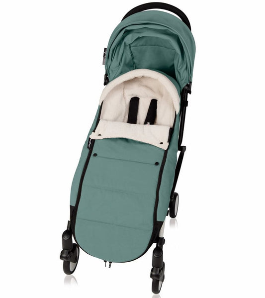 Babyzen 2018 / 2019 Yoyo+ 6+ Stroller & Polar Footmuff - White / Aqua