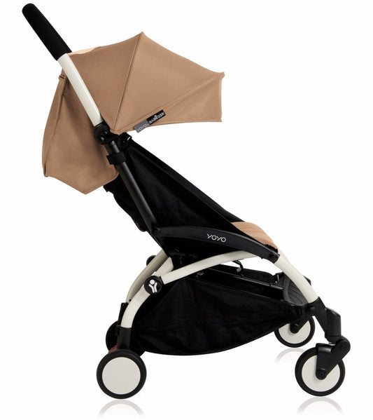 Babyzen 2018 / 2019 Yoyo+ 6+ Stroller & Polar Footmuff - White /Taupe