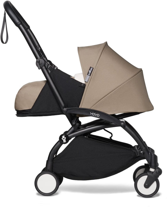 Babyzen YOYO2 Ultra Compact 0+ Stroller - Black / Taupe - 604502-604404
