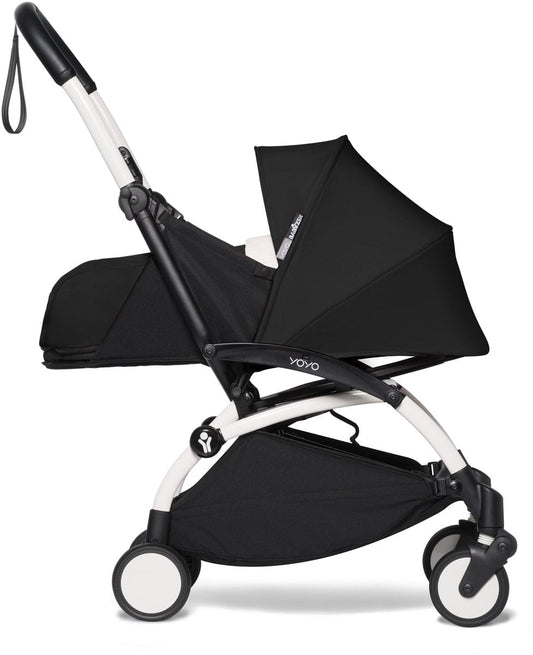 Babyzen YOYO2 Ultra Compact 0+ Stroller - White / Black - 604501-604403
