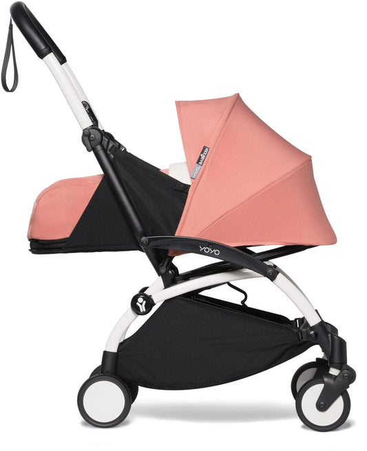 Babyzen YOYO2 Ultra Compact 0+ Stroller - White / Ginger - 604501-604406