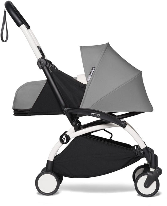 Babyzen YOYO2 Ultra Compact 0+ Stroller - White /Grey - 604501-604401