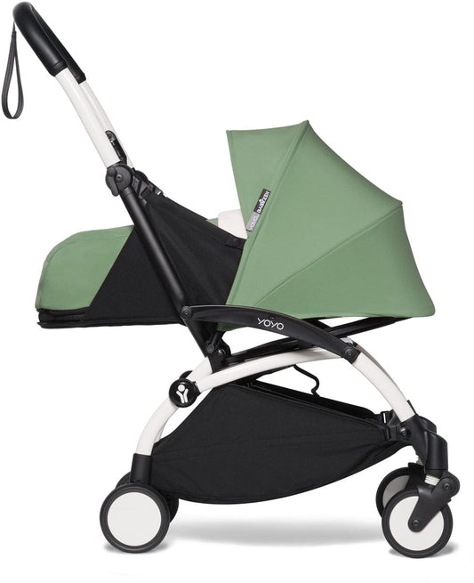 Babyzen YOYO2 Ultra Compact 0+ Stroller - White / Peppermint - 604501-604405