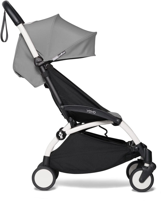 Babyzen YOYO2 6+ & Clek Liingo Travel System - White /Grey - US10109-01-BZ10104-03-MAMMOTH