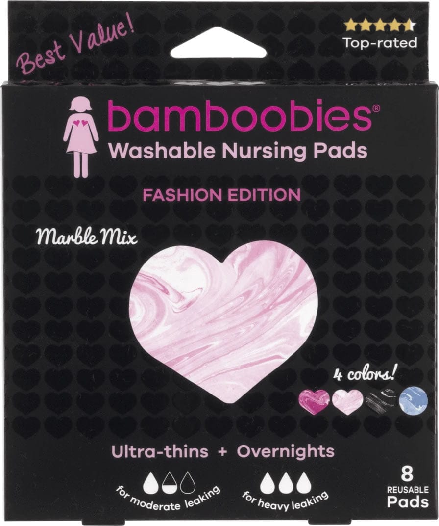 Bamboobies Multi-Pack Nursing Pads - Marble - 70187