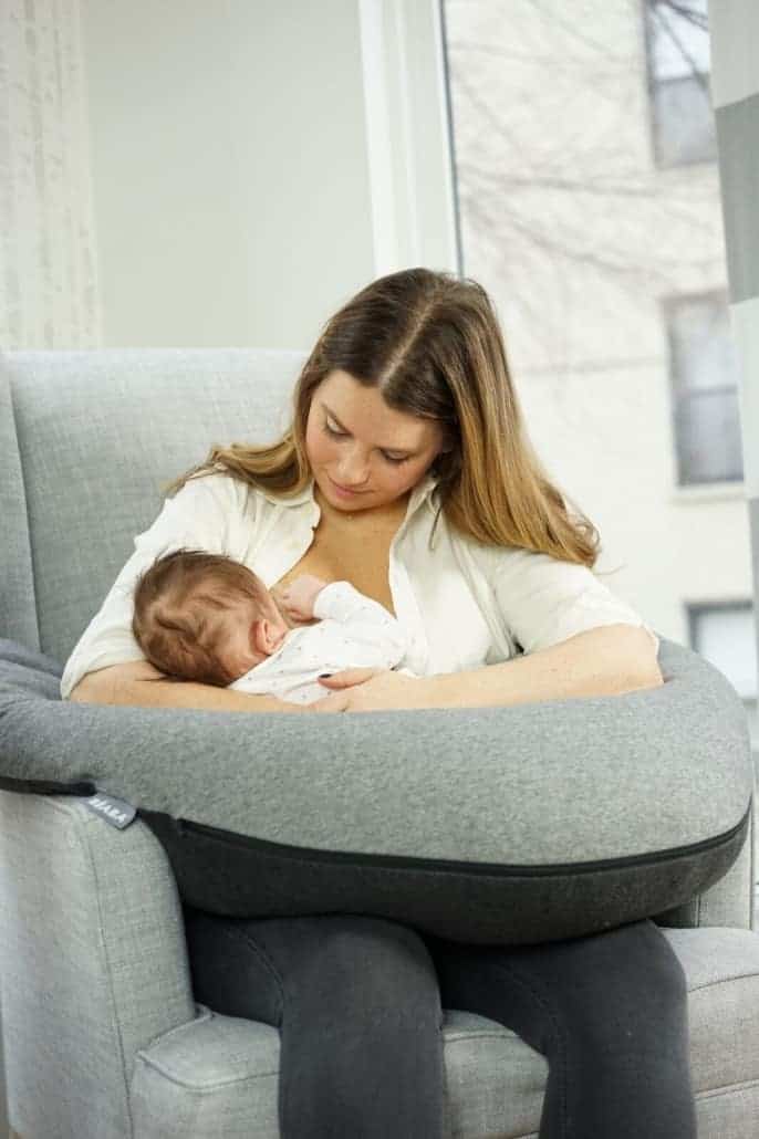 BEABA Big Flopsy Maternity and Nursing Pillow - Charcoal - 50893