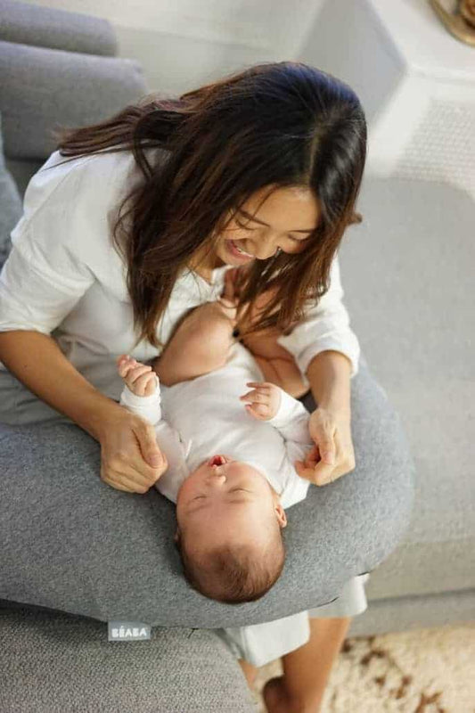 BEABA Big Flopsy Maternity and Nursing Pillow - Charcoal - 50893