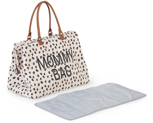 BEABA Childhome Canvas Mommy Bag - Leopard - CWMBBLEO