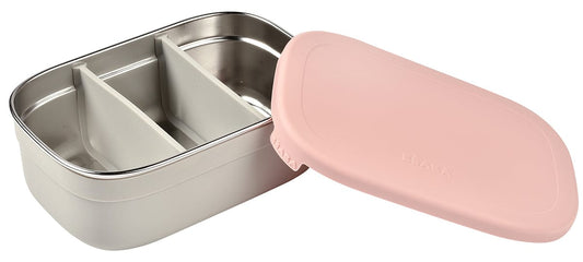 BEABA Stainless Steel Lunch Box - Rose - 914002