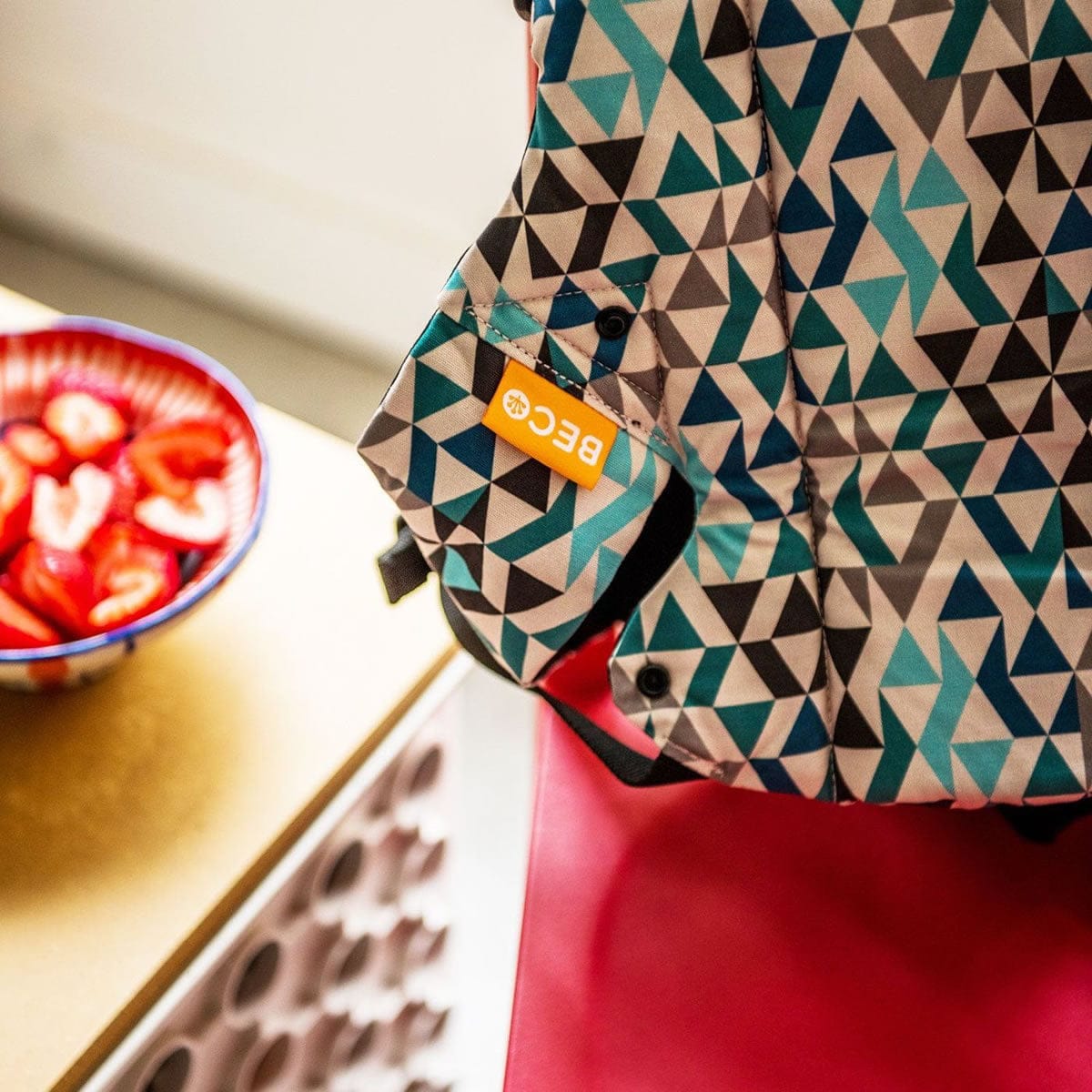 Beco Baby Gemini Baby Carrier - Geo Teal Blue