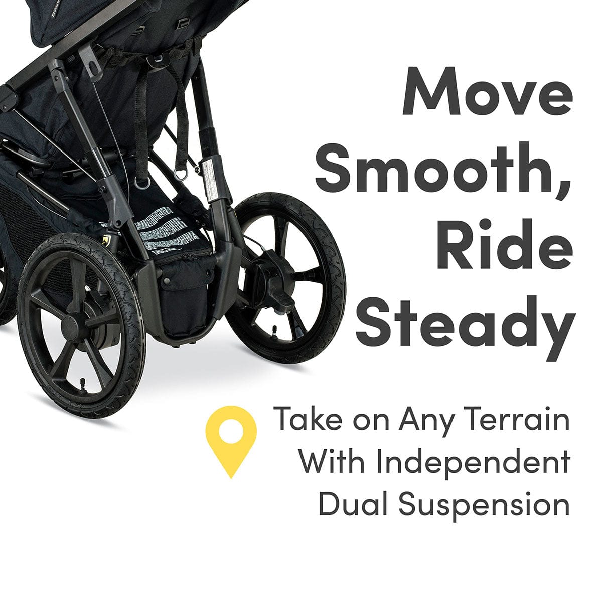 BOB Wayfinder + Champ ClickTight Travel System - Nightfall