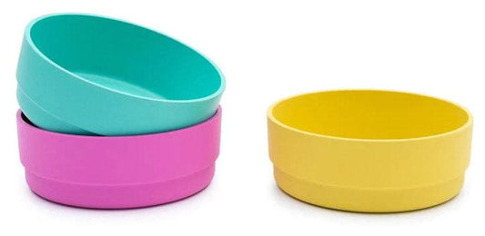 bobo&boo Plant-based 3 Pack Of Bowls (20oz) - Tropical - PLA3BOTR