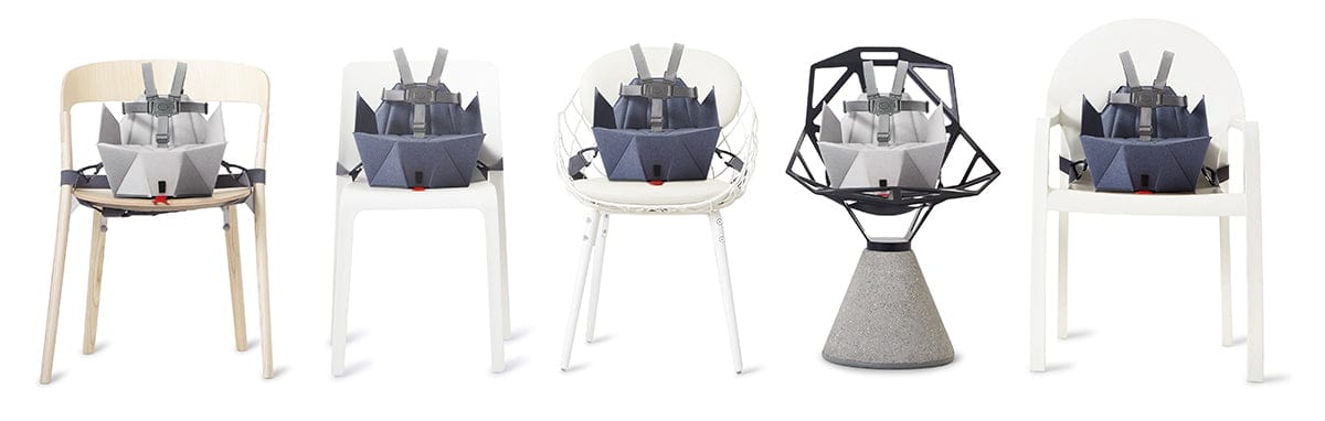 Bombol Pop-Up Booster Chair - Denim Blue - POPARMGLDB