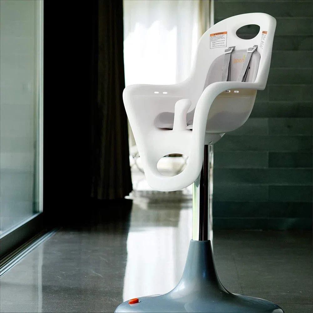 Boon Flair Pedestal Highchair - White/Gray