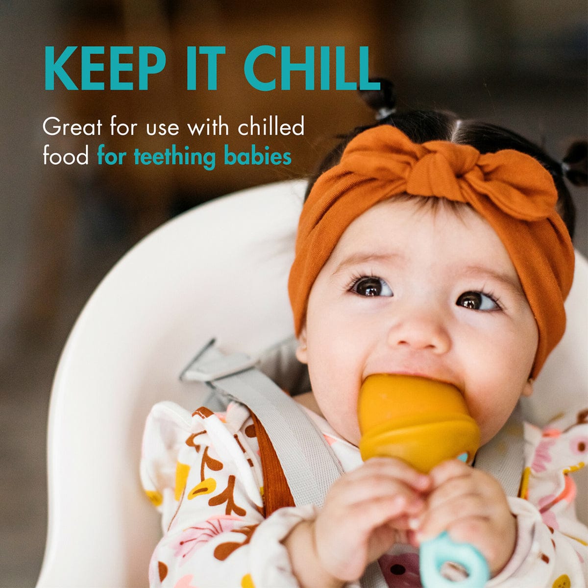 Boon PULP Silicone Feeder 2-pack - Mint / Blue - B11417