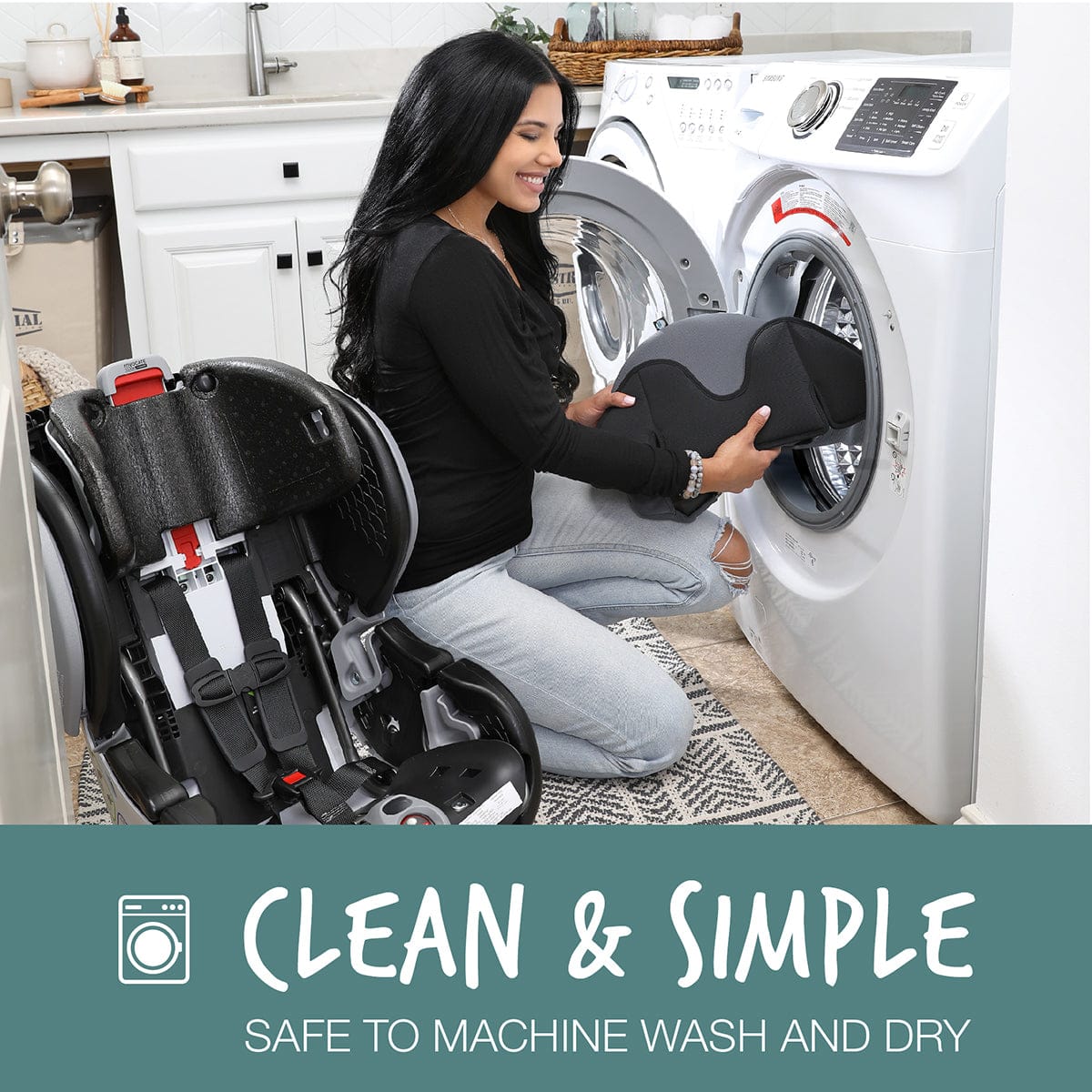 Britax Advocate ClickTight Convertible Car Seat - Green Ombre (SafeWash)