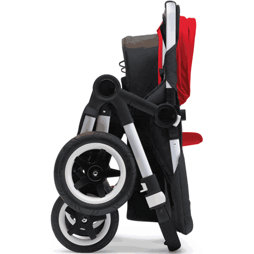 Bugaboo Donkey Mono Stroller in Sand/Red - 180110SA01-11RD