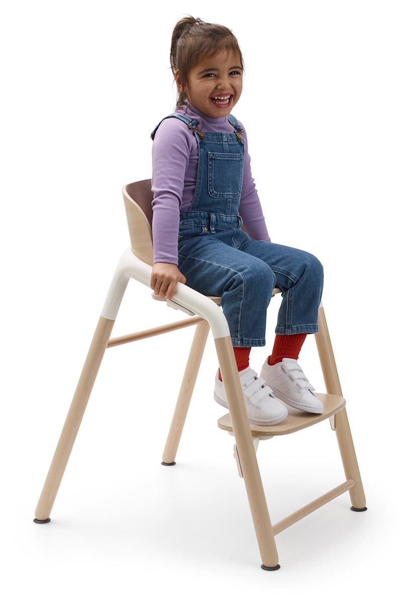 Bugaboo Giraffe Complete High Chair - Warm Wood / Grey