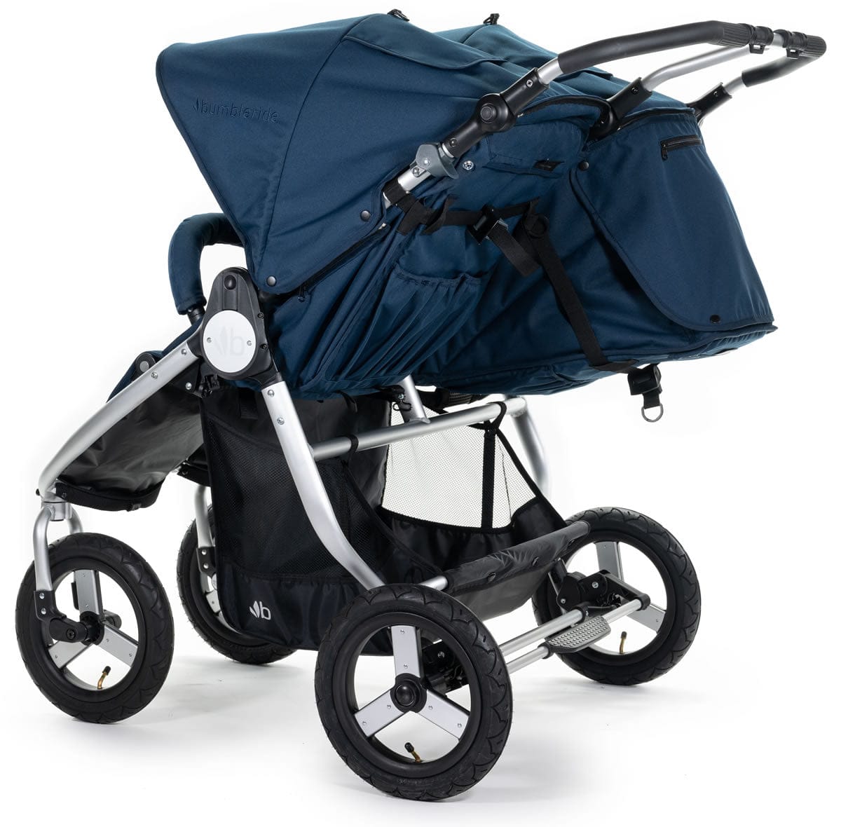 Bumbleride Indie Twin Side by Side Double Stroller - Maritime Blue