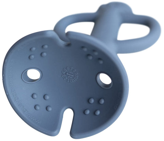 Busy Baby Teether & Training Spoon - Pewter - PEWSPOON