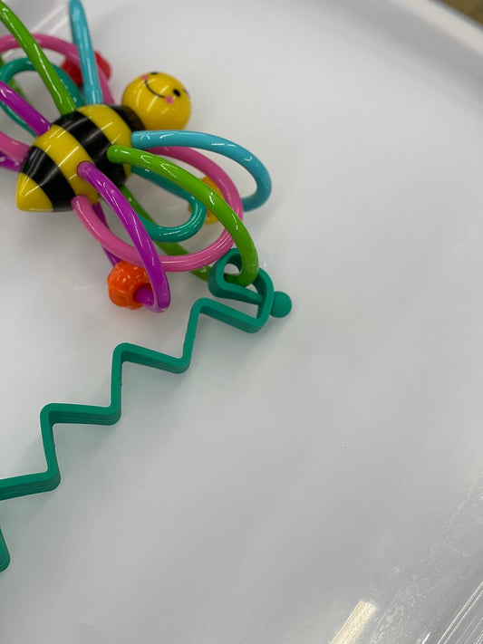 Busy Baby Toy Bungee - Pewter - PEWTOYBUN