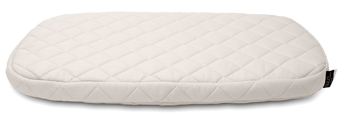 Charlie Crane KUMI Mesh Crib with Organic Mattress - Hazelnut - KUMI-MESH-ORG-HAZ