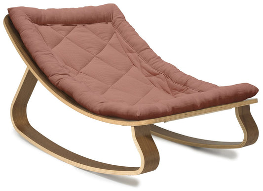 Charlie Crane LEVO Baby Rocker - Walnut / Bois de rose - LEVO-W-BOIS-DE-ROSE