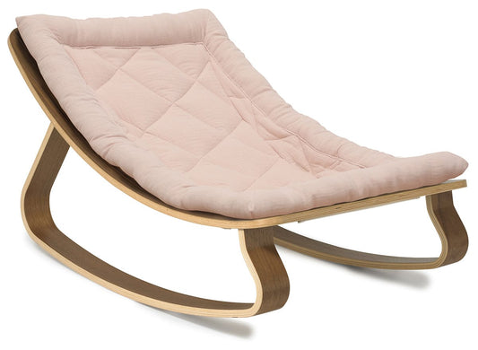 Charlie Crane LEVO Baby Rocker - Walnut / Nude - LEVO-W-NUDE