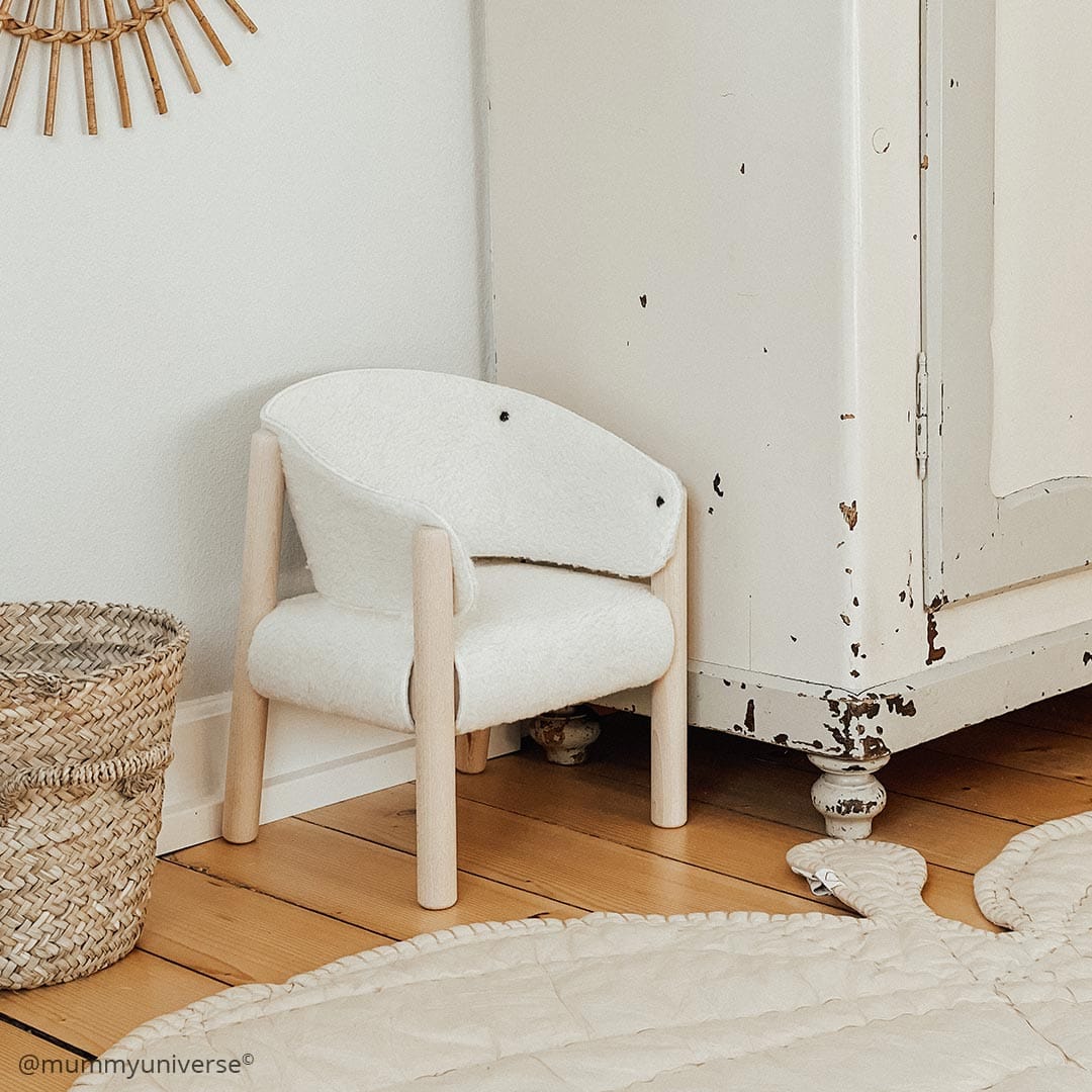 Charlie Crane SABA Chair - Fur Milk - SABA-FUR