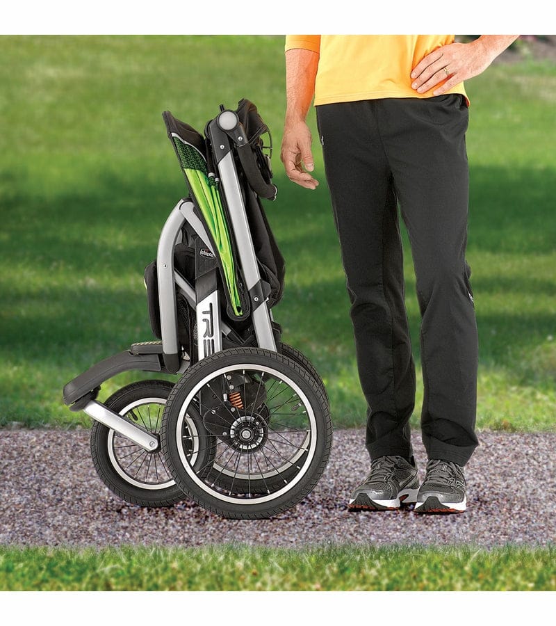 Chicco TRE Performance Jogging Stroller + Keyfit 30 Travel System Bundle - Titan / Orion - 07079103840070-04061472510070