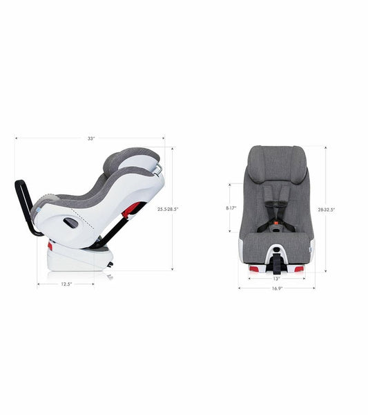 Clek Foonf Convertible Car Seat + Drink & Mat Thingy Bundle - C-Zero Slate - FO19U1-SLB-DMTB