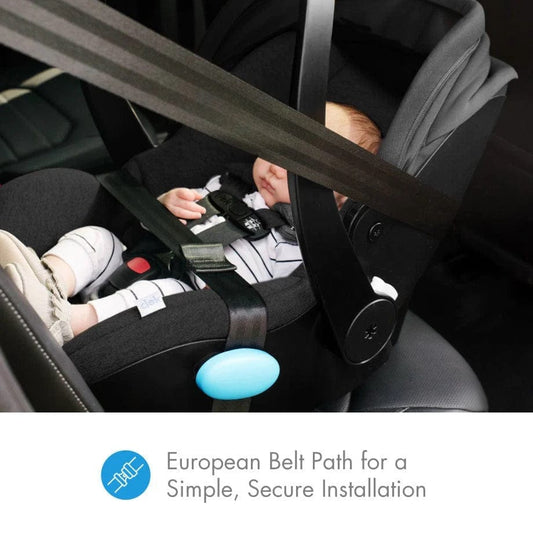 Clek Liingo 2024 Lightweight Infant Car Seat - Railroad (Flame Retardant Free)