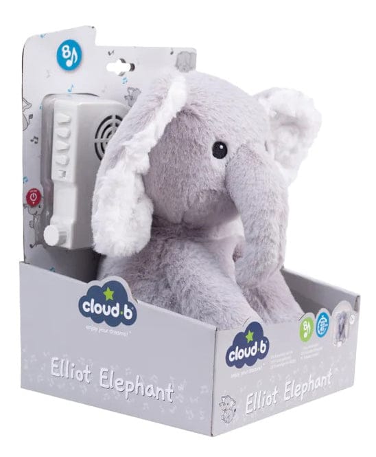 Cloud b Elliot Elephant White Noise Plush