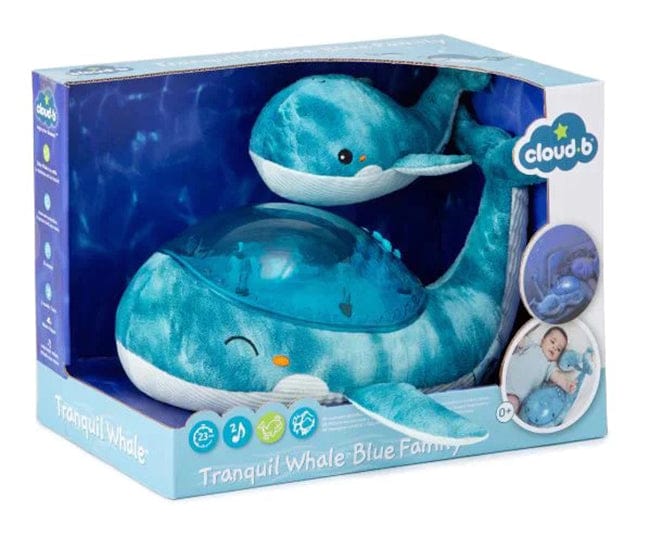 Cloud b Tranquil Whale Family - Blue
