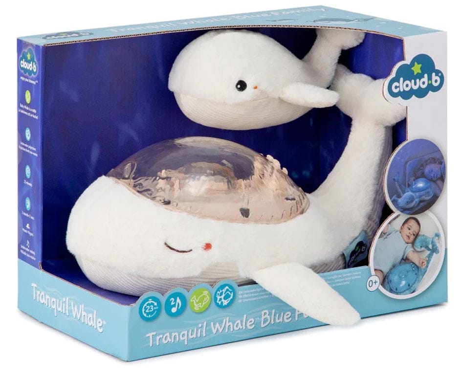 Cloud b Tranquil Whale Family - White