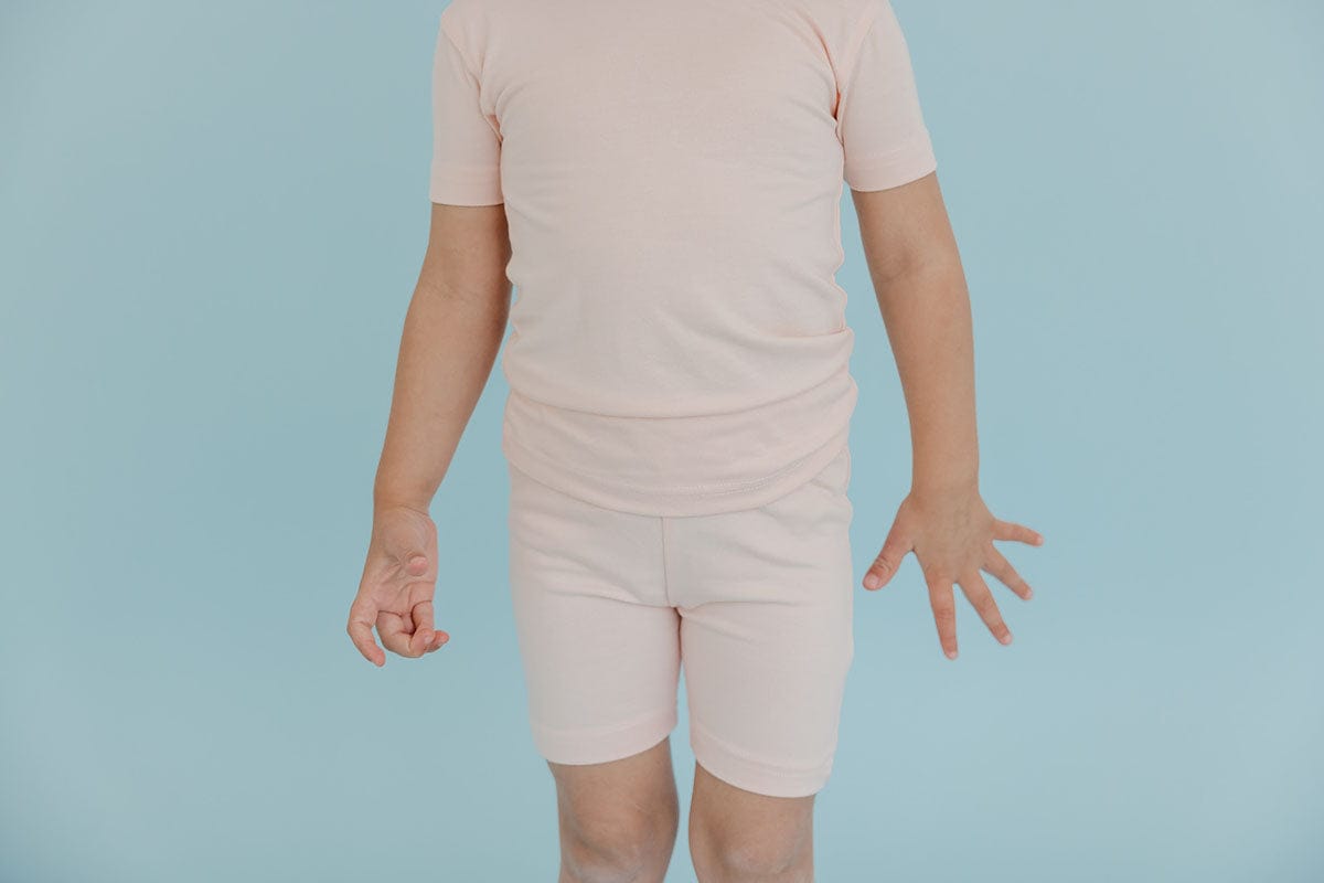 Copper Pearl 2 Piece Short Sleeve Pajamas - Blush, 18M