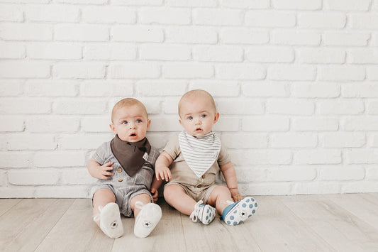 Copper Pearl Baby Bandana Bibs, 4 Pack - Ace