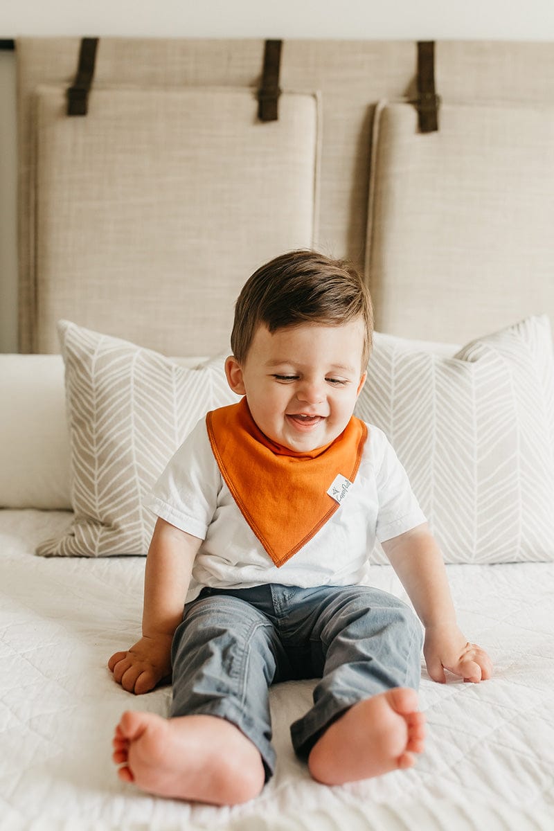 Copper Pearl Baby Bandana Bibs, 4 Pack - Blaze