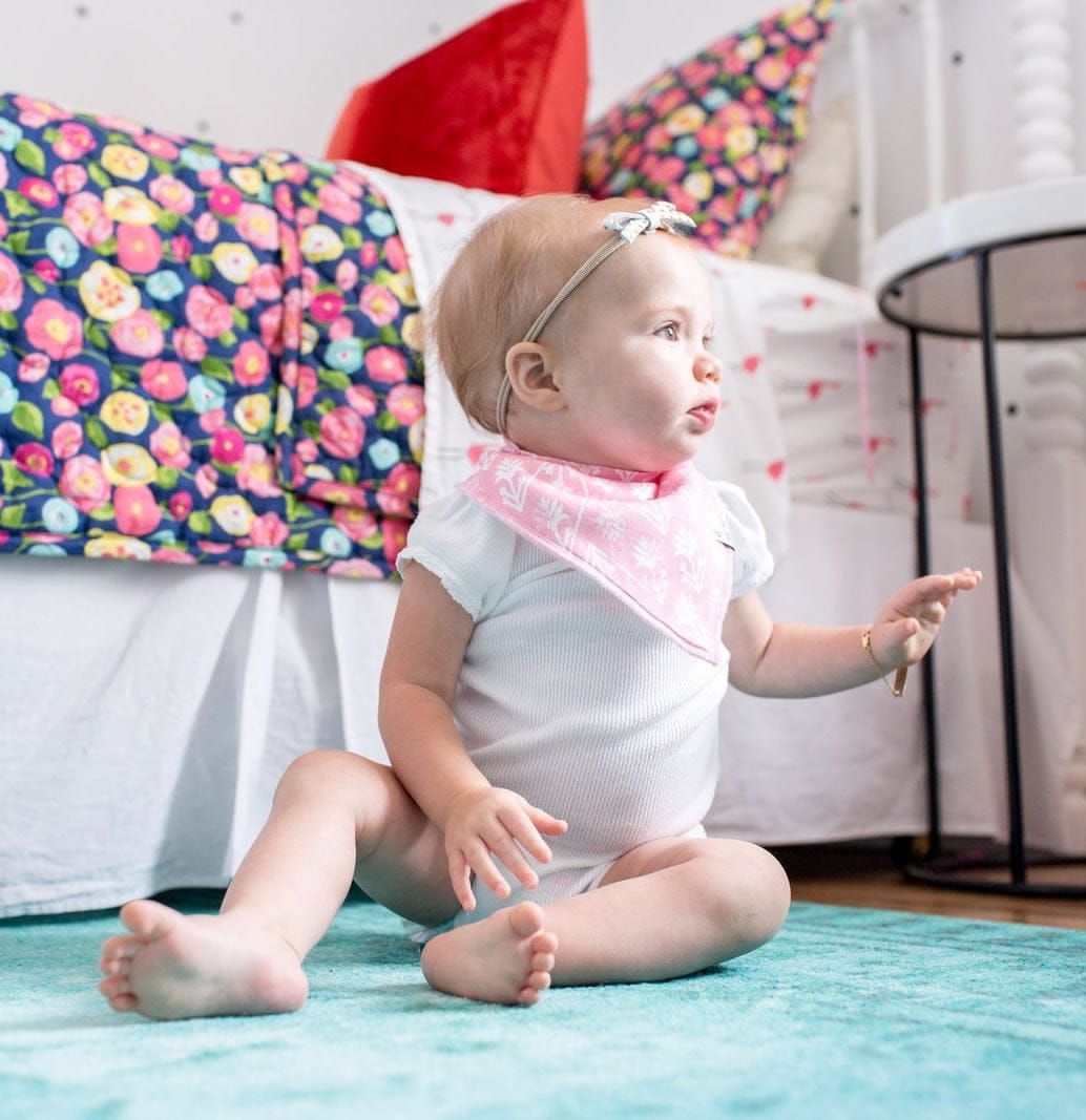 Copper Pearl Baby Bandana Bibs, 4 Pack - Claire - X00163GGA9