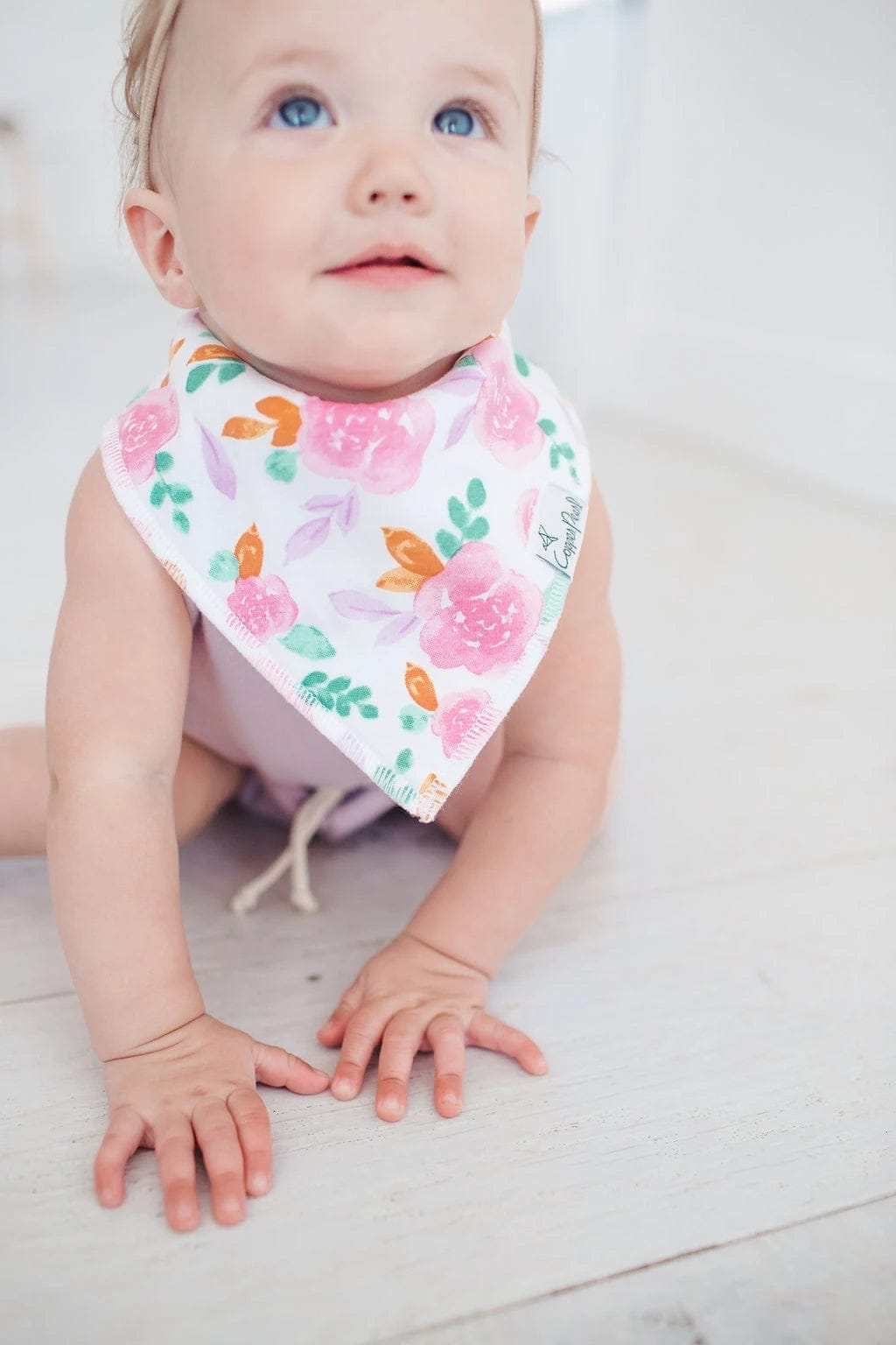 Copper Pearl Baby Bandana Bibs, 4 Pack - Summer