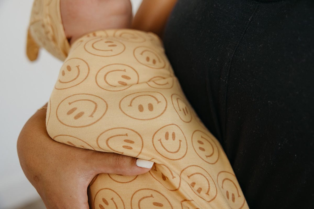 Copper Pearl Knit Swaddle Blanket - Vance