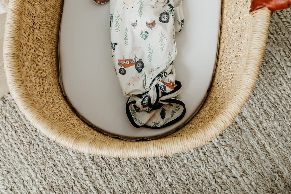 Copper Pearl Newborn Knotted Gown - Jo