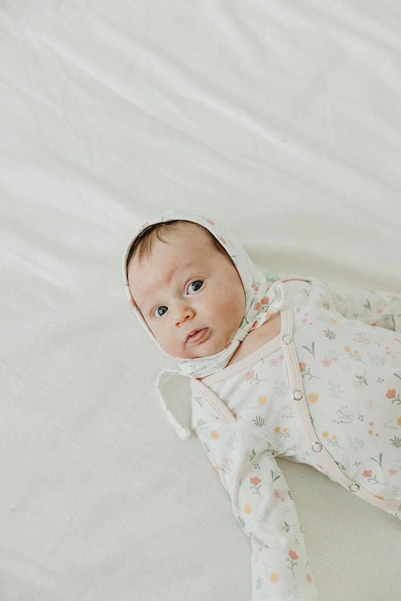 Copper Pearl Newborn Knotted Gown - Mabel